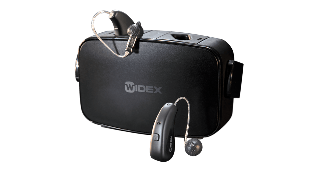 Widex mRIC Charger til dine genopaldelige høreapparater fra Widex