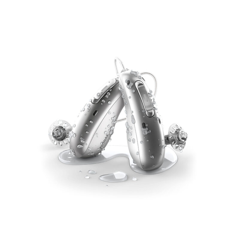 Livsstil høreapparater - Phonak Audéo Paradise Life er vandtæt op til 50 cm/1,64 fod