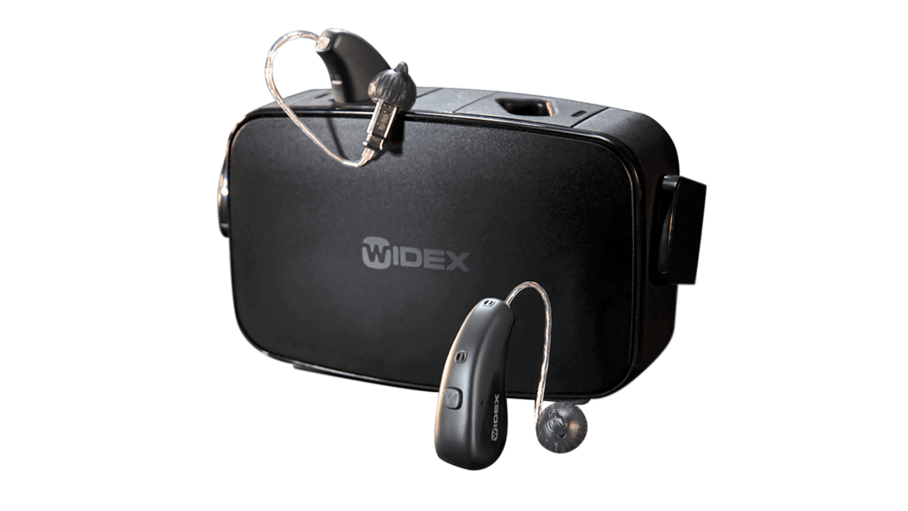 Widex mRIC Charger til dine genopaldelige høreapparater fra Widex