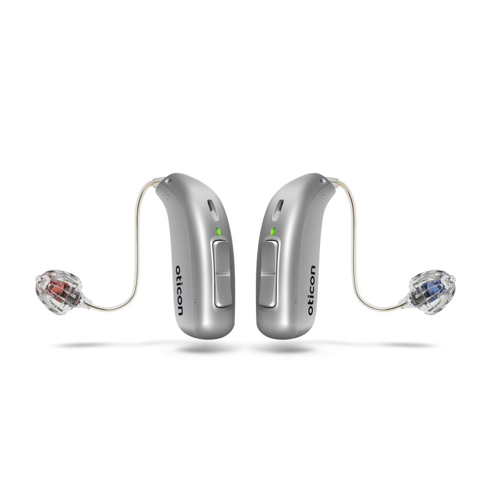 Oticon Real miniRITE Silver Grey Pair