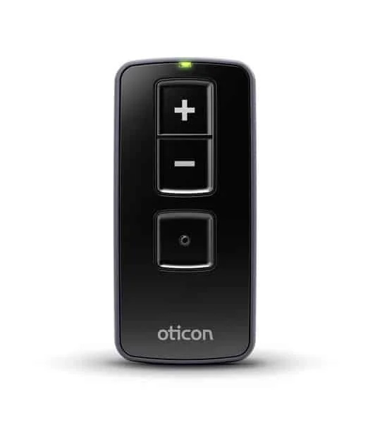 Oticon Remote Control 3.0 fjernbetjening med lydstyrke- og programknapper