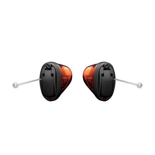 Oticon Own SI IIC Transparent Red